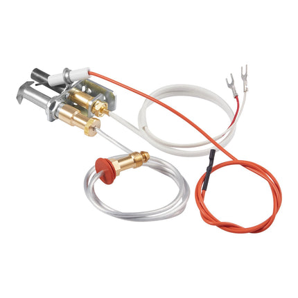 Natural Gas Fireplace Pilot Assembly With Thermopile