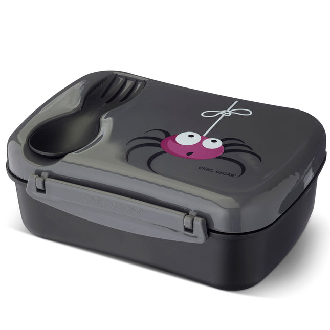 N'ice Box lunch box with cooling block Grey