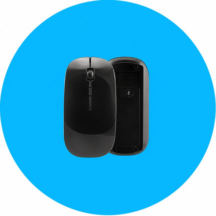 Nilox klēpjdatora soma 15,6 collas ar bezvadu Bluetooth peli, 600D poliesters