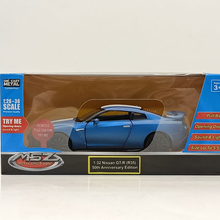 Nissan GT-R R35 kolekcionējama automašīna die-cast 1:32 mērogā
