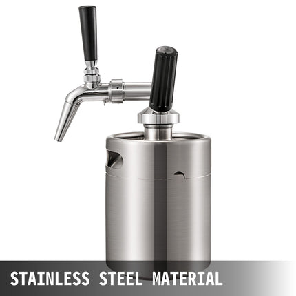 Nitro Cold Brew Coffee Maker, 2L Stainless Steel Keg