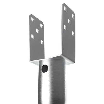 No-Dig Screw-In Post Stakes for 3.5-In Timber, 4-Pack