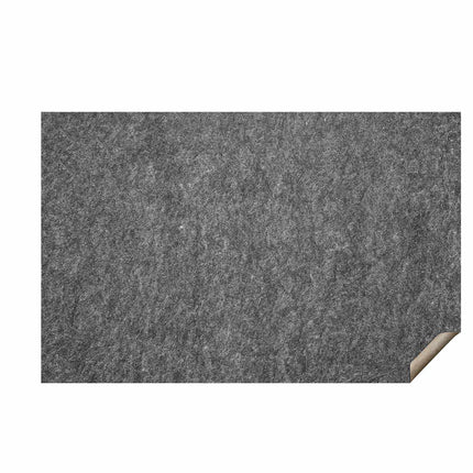 Non-Slip Rug Pad 5 x 8 ft, 1/4 in Thick Felt, Latex Backing, Gray