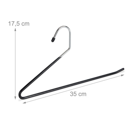 Non-Slip Space-Saving Trouser Hangers, Set of 5