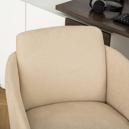 Biroja krēsls, grozāms krēsls, ergonomisks, regulējams augstums, viedais pieskāriens, metāls, bēšs