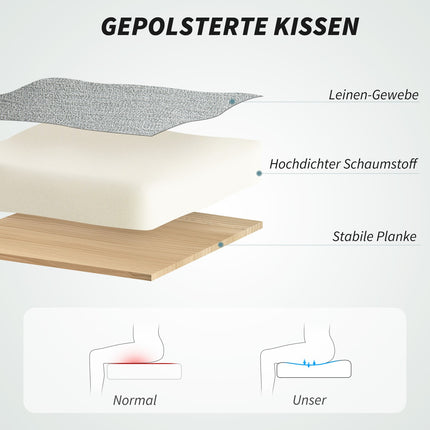 Biroja krēsls Ergonomisks rakstāmgalda krēsls ar roku balstu, augstumā regulējams grozāms krēsls ar šūpuļfunkciju, lina izskats, polsterēts datorkrēsls, pelēks