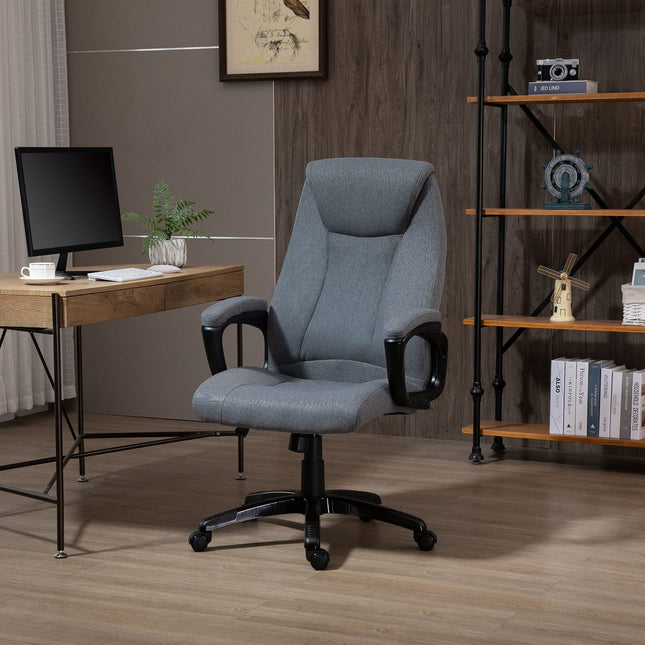 Biroja krēsls, spēļu krēsls, vadītāja krēsls, regulējams augstums ar masāžas funkciju, ergonomisks, pelēks
