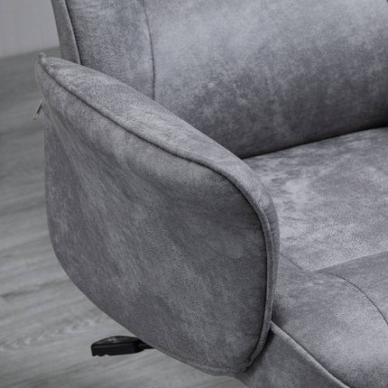 Biroja krēsls, moderns rakstāmgalda krēsls ar šūpošanās funkciju, regulējams augstums, ergonomisks, 360° grozāmi riteņi