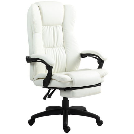 Biroja krēsls ar masāžas funkciju, vadītāja krēsls ar kāju balstu, ergonomisks rakstāmgalda krēsls, krēmkrāsas