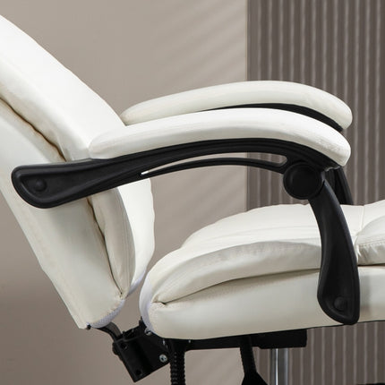 Biroja krēsls ar masāžas funkciju, vadītāja krēsls ar kāju balstu, ergonomisks rakstāmgalda krēsls, krēmkrāsas