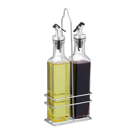 Eļļas un etiķa komplekts ar statīvu