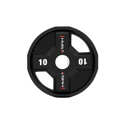 Olimpiskais poliuretāna svara disks, 10 kg