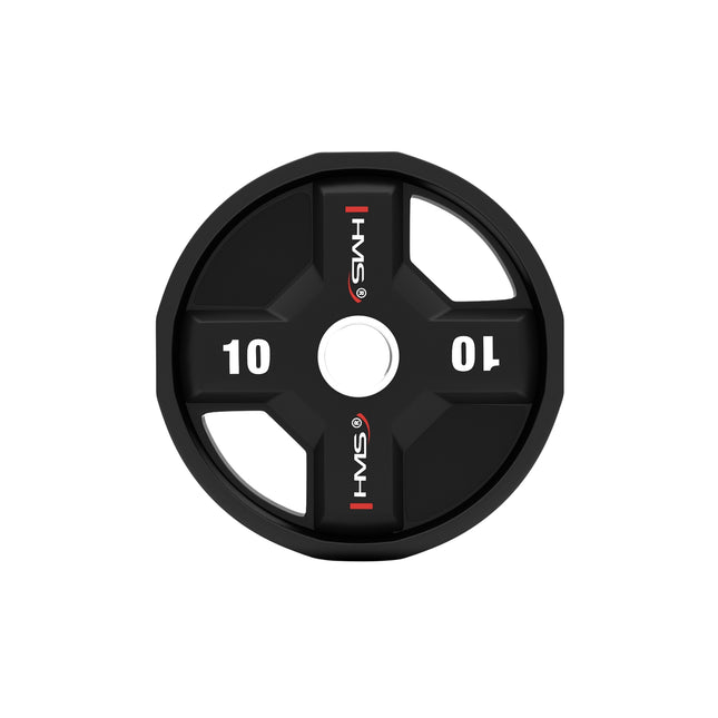 Olimpiskais poliuretāna svara disks, 10 kg
