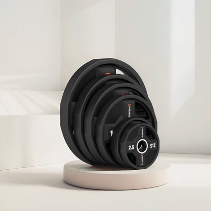 Olimpiskais poliuretāna svara disks, 10 kg