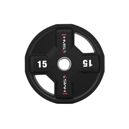 Olimpiskais poliuretāna svara disks, 15 kg