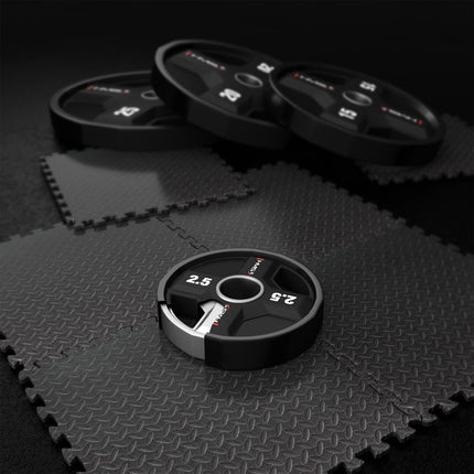 Olimpiskais poliuretāna svara disks, 2,5 kg