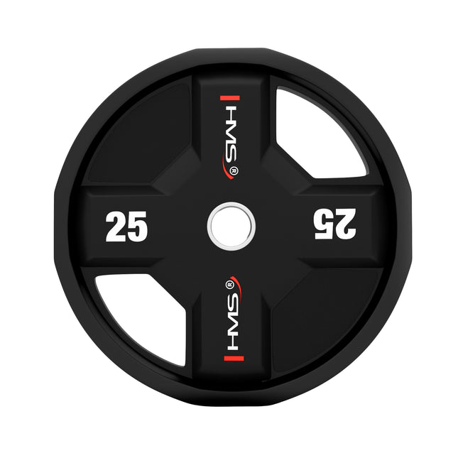 Olimpiskais poliuretāna svara disks, 25 kg