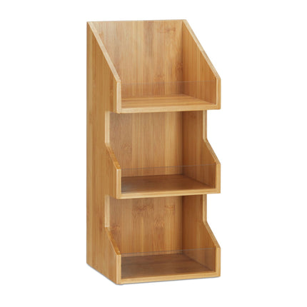 Organizators no bambusa ar 3 līmeņiem