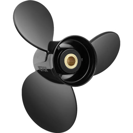 Outboard Propeller 3-Blade 14.5 x 19 Aluminum, RH 19-Spline