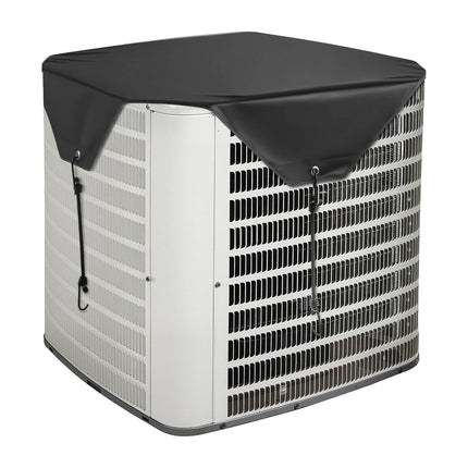 Outdoor AC Unit Cover, Waterproof Top, 36 x 36 Inch, Black