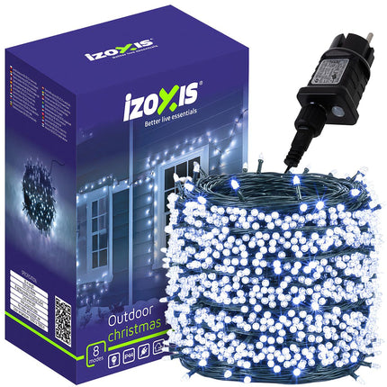 Āra Ziemassvētku lampiņas, 500 LED, 35 m, vēsi baltas