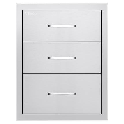 Outdoor Kitchen Drawers, Stainless Steel 18.11 x 23.23 in
