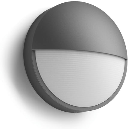Āra LED sienas lampa, 800lm, silti balta, antracīta krāsa