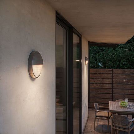 Āra LED sienas lampa, 800lm, silti balta, antracīta krāsa