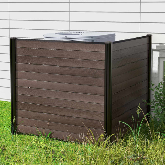 Āra privātuma žoga ekrāns, 2 HDPE paneļi, 5 mietiņi