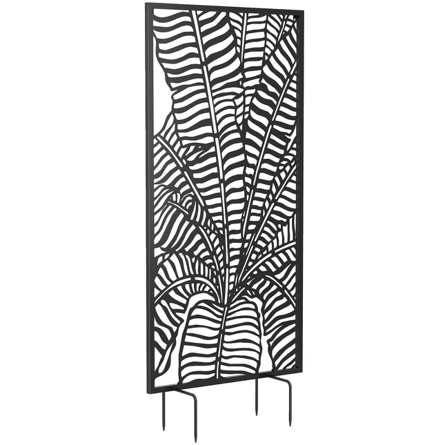 Āra privātuma aizslietnis, metāla, stiprināms pie sienas, 65x130 cm