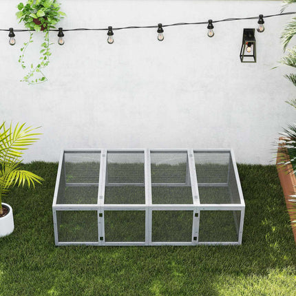 Outdoor Rabbit Hutch, Weatherproof Fir Wood, 181x100x48cm