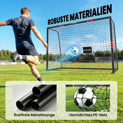 Āra futbola vārti 300x200 cm ar tīklu un putu polsterējumu