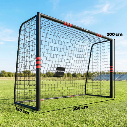 Āra futbola vārti 300x200 cm ar tīklu un putu polsterējumu