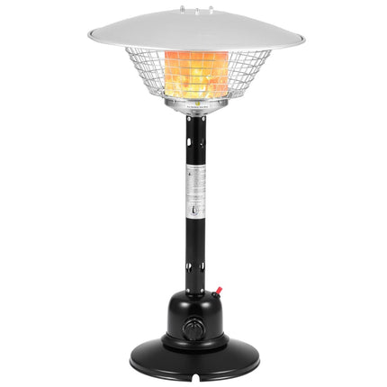 Āra galda terases sildītājs, 3200 W, melns, drošs un pārnēsājams