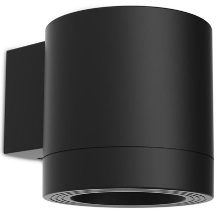 Āra sienas lampa, melna, IP44, GU10 ligzda