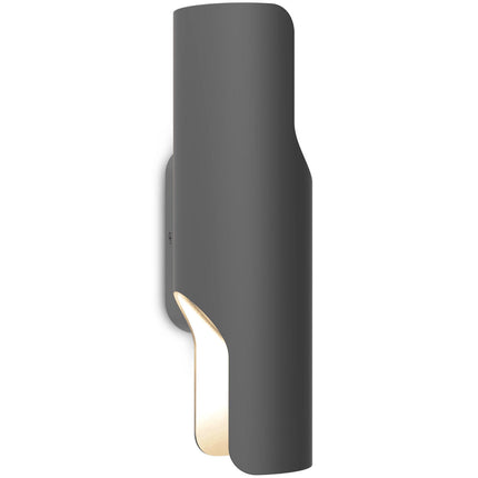 Āra sienas lampa, divkārša augšup/lejup vērsta LED lampa, antracīta krāsa