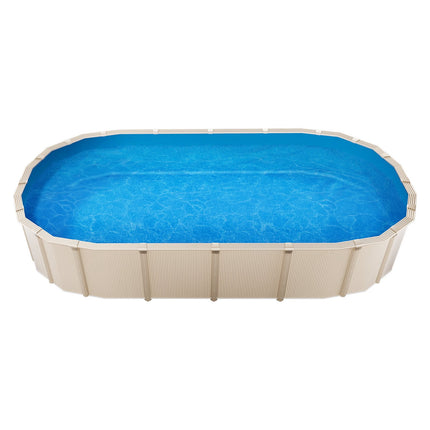 Oval Pool Liner 24 x 12.3 Ft, Overlap, 52 In Wall