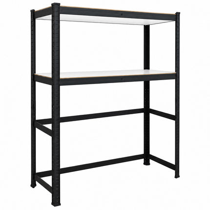 Over-Washer Shelf, Heavy-Duty Steel Frame – Black, 200 kg Load per Shelf