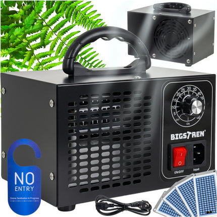 Ozona ģeneratora gaisa attīrītājs, 150 W, 60 minūšu taimeris