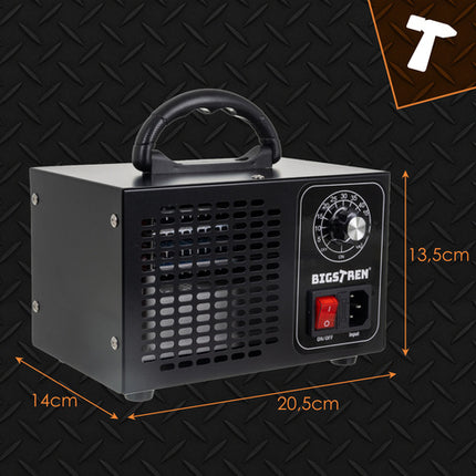 Ozona ģeneratora gaisa attīrītājs, 150 W, 60 minūšu taimeris