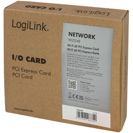 PCI Express Card Wifi 6E Adapter AX5400 + BT 5.2