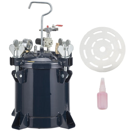 Paint Pressure Pot Tank, 10L 2.5 Gal, 70 PSI
