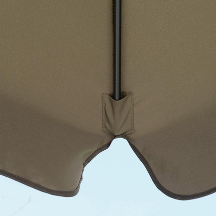 Cantilever Parasol Umbrella with crank, sun protection 2.65m