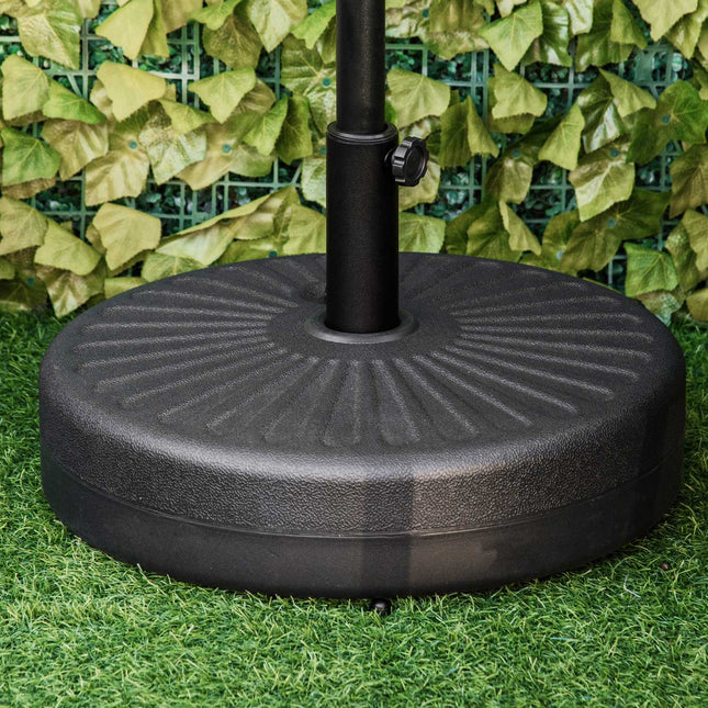 Saulessarga statīvs 21-26 kg, Ø38 mm, cementa, melns, Ø51x30 cm