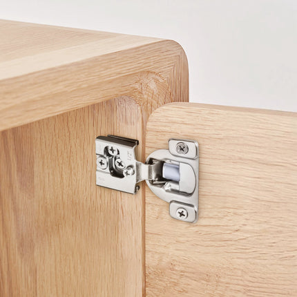 Partial Overlay Soft-Close Cabinet Hinges, 30 Pack, 105