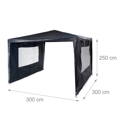 Svinību telts 3x3 m 2 sienas