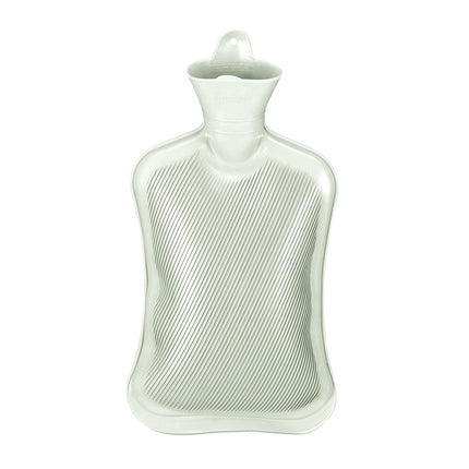 Pasteļzaļa 2 l karstā ūdens pudele sāpju mazināšanai