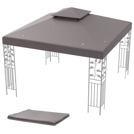Paviljona jumta nomaiņa, 3x3M, pelēks, ventilācijas atloks