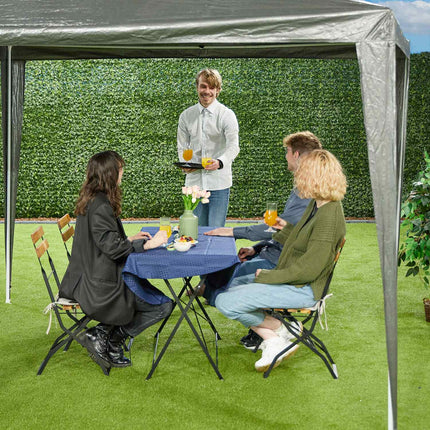 Paviljons antracīta krāsā 3x3 m
