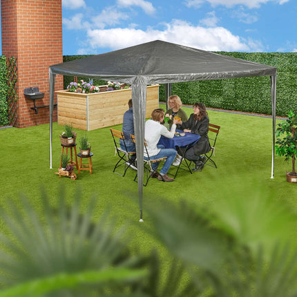 Paviljons antracīta krāsā 3x3 m